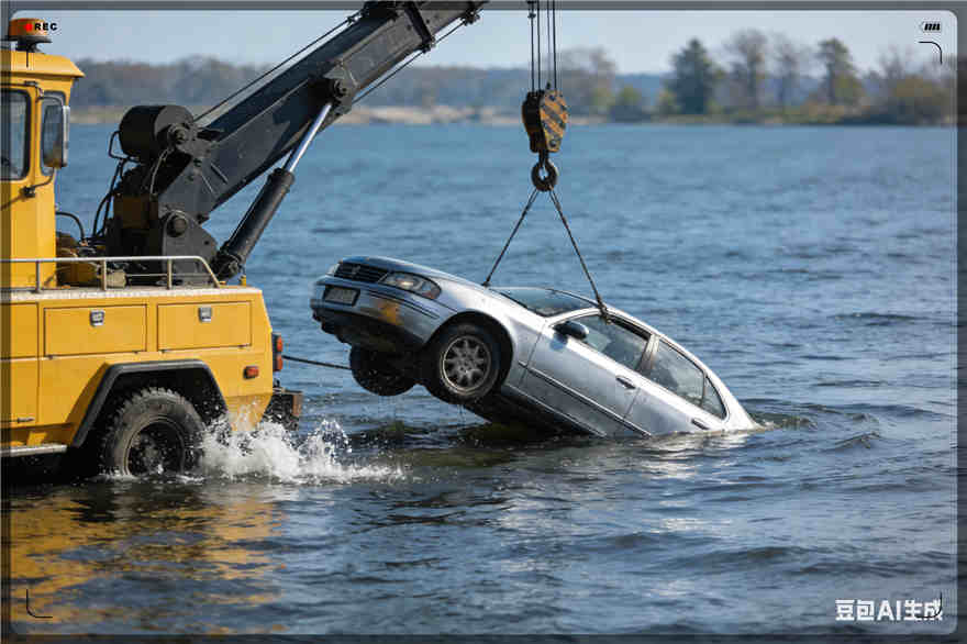 袁州区吊车救援电话【案例】